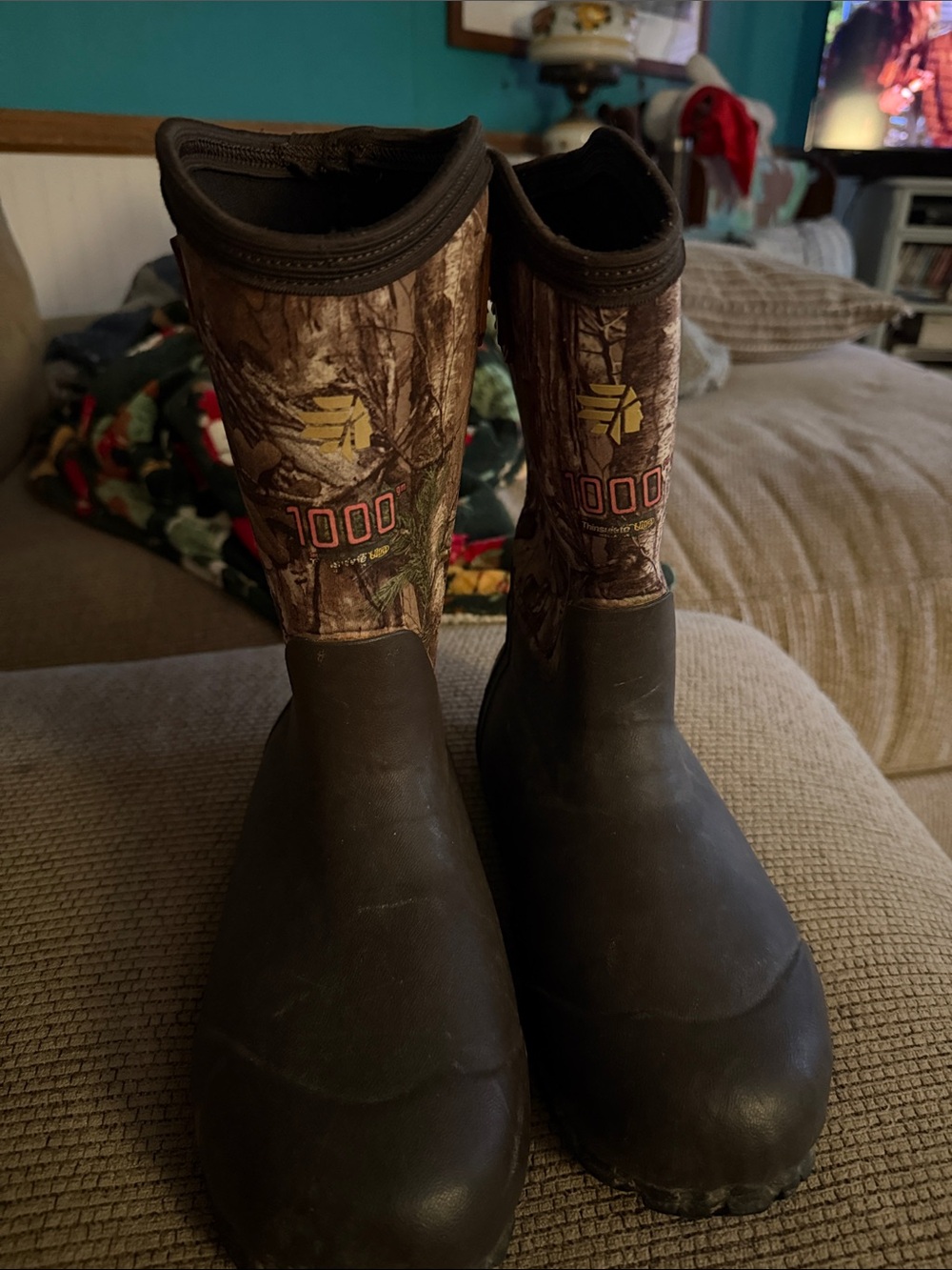 LaCrosse Brown Camo Waterproof Hunting Boots